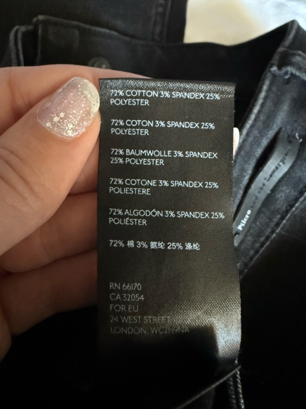 Pilcro and the Letterpress High Rise Black Moto Skinny Jeans Size 30 - Picture 11 of 15